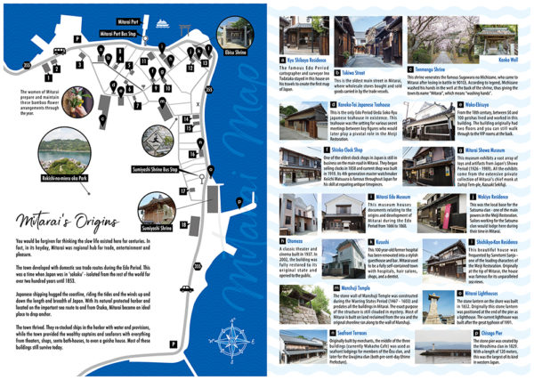 Guide to the Mitarai Historical Sites Map